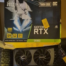ZOTAC GeForce RTX 3060 Twin Edge OC 12GB GDDR6 Plus Original Package Included picture