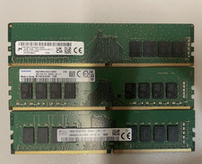 Lot of 3 16GB DDR4 2666/3200 2Rx8 UDIMM Samsung Micron SK hynix picture