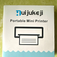 Huijukeji Portable Inkless Thermal Mobile Mini Printer, Black & White Output picture