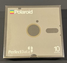 Vintage Floppy Disk Polaroid Perfect Data 10 Pack 5 1/4