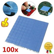 100PCS 10x10x2mm Thermal Pads Fast Cooling Non-Conductive for CPU GPU picture