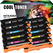 10PK CE260A Toner Set for HP 647A Laserjet CP4025n CP4025dn CP4525xh CP4525dn picture