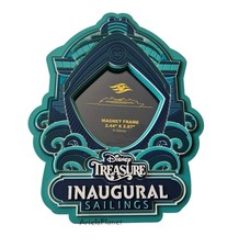 2026 Disney Treasure Inaugural Sailings Cruise Line Magnet Frame Picture Holder picture