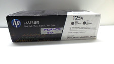 2 Pair Genuine HP CB540AD Black 125A Toner Cartridge LaserJet SEALED picture