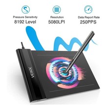 Drawing Tablet For VEIKK S640 Graphic Drawing Tablet w/ Battery-Free Passive Pen picture