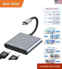 High-Performance USB C to Dual HDMI Adapter - Enhanced Display for Professionals picture