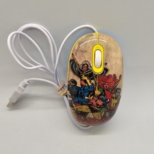 X-Men USB Wired Two Button Optical Mouse Vibe Axcess Wolverine  picture