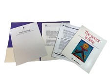 Very Rare 1992-93 Motorola Apple Macintosh Power PC Chip Product Line Literature picture