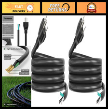 10FT Replacement Power Cord, 14 Gauge, 3 Prong, NEMA 5-15P, 15A 125V, ETL Listed picture