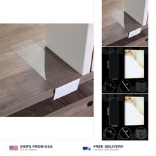Containlol 15 Piece Clear Shelf Label Holders, Moveable Shelves Tags picture