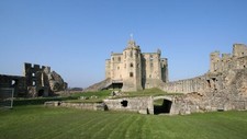 Landscape architecture castle warkworth england Custom Gaming Mat Desk picture