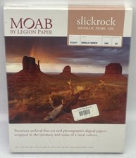 ⭐ Moab by Legion slickrock Metallic Pearl 260 Photo Art Paper 8.5x11 260GSM 25ct picture