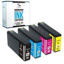 CMYi 676XL T676XL Black Color Ink Cartridges Lot For Epson WorkForce picture
