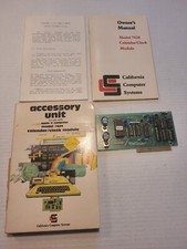 VINTAGE APPLE II CALENDAR CLOCK MODULE CARD BOARD MODEL 7424 COLLECTIBLE UNTESTE picture