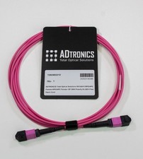 MPO Fiber Cable 5M OM4 Type B 12F Female APC 40G 100G Data Center picture