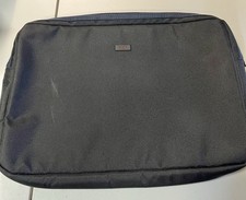 TUMI Black Ballistic Nylon Large Wide Laptop Tech Case Bag 15 Inch picture