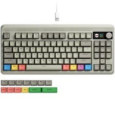 XVX Wired 75% Retro Gaming Keyboard with 2 HUB Ports, M87 Pro Mechanical Keyb... picture