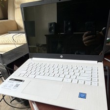 HP Laptop Intel Celeron N 4GB RAM eMMC HDMI USB-C USB 3.0 Silver 14-dq0052dx picture