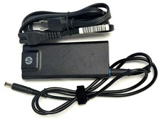 Genuine HP 90W AC Adapter 601485-001 HSTNN-DA22 19.5V 4.62A 7.4mm Bullet Tip picture