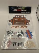 The Big Bang Theory Lap Top Stickers Shelbot Bazinga Sheldon Cooper TV Show picture