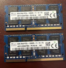 2 x SK hynix 8GB 2Rx8 PC3L-12800S HMT41GS6AFR8A-PB Laptop RAM picture