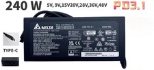 Genuine Delta 240W 48V USB-C Type C GaN Adapter PD3.1 Fast Chager Power Supply picture