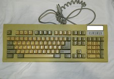 CHICONY PS/2 AT STYLE VINTAGE PC COMPUTER KEYBOARD  White KB-5311 picture
