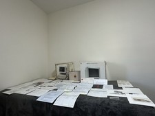Apple IIc Full 1987 Provenance Set w/ Monitor, 5.25 Drive & OR Docs Rare Vintage picture