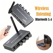 Bluetooth 5.4 Transmitter Receiver TV Home Stereo Audio Adapter 3.5mm AUX RCA picture