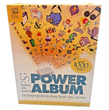 PFS Power Album Spinnaker PowerUp Software 3.5” Disks Clip FOR WINDOWS Art New picture