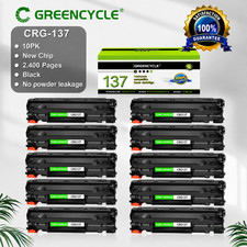 10PK Canon 137 Toner Cartridge Black CRG137 D570 MF244dw MF249dw 9435B001AA picture