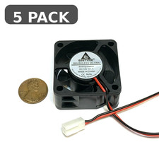 5 Pack 4020S 12V DC Brushless Cooling Fan 40mm 40x40x20mm 2-Pin A39 picture