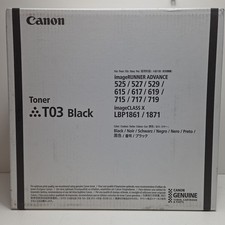 NEW GENUINE - CANON T03 BLACK TONER CARTRIDGE - 2725C001 - SEALED BOX picture