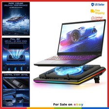 Laptop Cooling Pad 5.5 Inch Turbofan 36W RGB Adjustable Speed Dustproof USB Hub picture