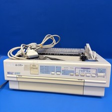 Epson LQ-570+ Vintage Dot Matrix Printer Powers On Partial Tested w/Cable. Read picture