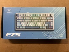 AULA F75 75% Wireless Mechanical Gaming Keyboard-4000m Bat Creamy HotSwap picture