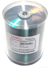100-Pack CMC PRO (TY Technology) Lacquer Shiny-Silver 52X 80-Min CD-R picture