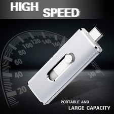 Dual Type-C OTG USB 3.0 32G 64G 128G 256G Flash Drive Memory Stick Macbook PC picture