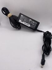 HP 65W Battery Charger And Black Round Barrel A/C Adapter with Power Cord picture