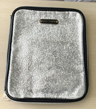 BRIGHT SILVERY SEQUIN BETSEY JOHNSON ZIPPER TABLET CASE picture