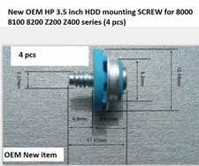 8 new OEM HP 3.5 HDD Mounting Screws for 6000 7000 8000 8100 series Desktop USFF picture