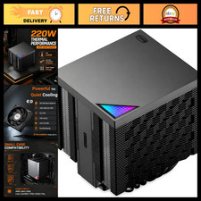 Compact ARGB CPU Cooler, Dual-Tower Design, 6 Heatpipes, 220W TDP, High Performa picture