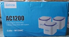 New Blue Shadow Cuka M1200C White AC1200 Wireless Whole Home Mesh Wi-Fi System picture