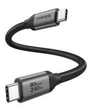 Silkland USB 4 for Thunderbolt 5 Cable 1FT, 80Gbps USB C Data Cable, 240W picture