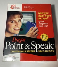 NIB Sealed Dragon Point & Speak 3.0 Windows 98 And 95 Includes Microphone picture