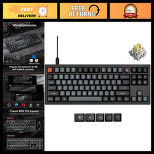 8K TKL Wired Mechanical Gaming Keyboard, Hot-Swappable, RGB Backlit, Ergonomic P picture