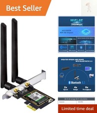 OKN WiFi 6E AX5400 PCIe WiFi Card for Desktop PC (Intel AX210) Bluetooth 5.3,... picture
