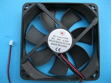 4 x Brushless DC Cooling Fan 24V 12025S 7 Blade 120x120x25mm 2pin Sleeve Bearing picture