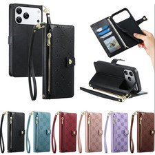 Flip Zip Love Leather Wallet Cover Case For S26 S25 S24 S23 S21 S20 FE S22 picture
