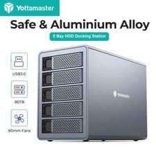 2/4/5 Bay Type C Hard Drive Enclosure W/ Daisy Chain For SATA 2.5